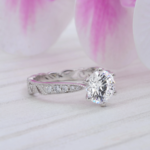 Forever One Moissanite Engagement Rings